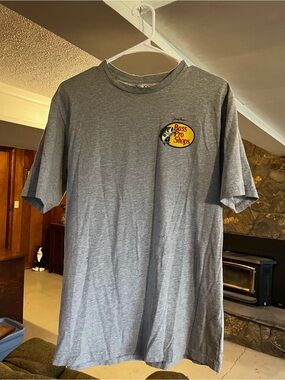 Bass Pro Shops Gray Short Sleeve Logo Tee